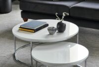Coffee table with nest of 2 tables