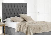 King size bed with mattress and headboard