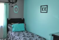 Gray and aqua bedroom ideas