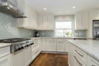 Countertops and backsplash ideas with white cabinets