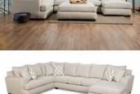 Sectional sofa without chaise