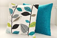Lime green and blue cushions