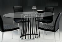 Oval shape dining table images