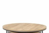 Oak round coffee table uk