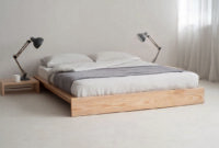 Minimalist queen bed frame