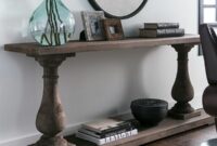 Living spaces console table