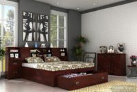 Double bed with storage designs india