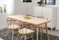 Beech dining room table and chairs