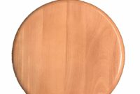 Round wooden stool tops