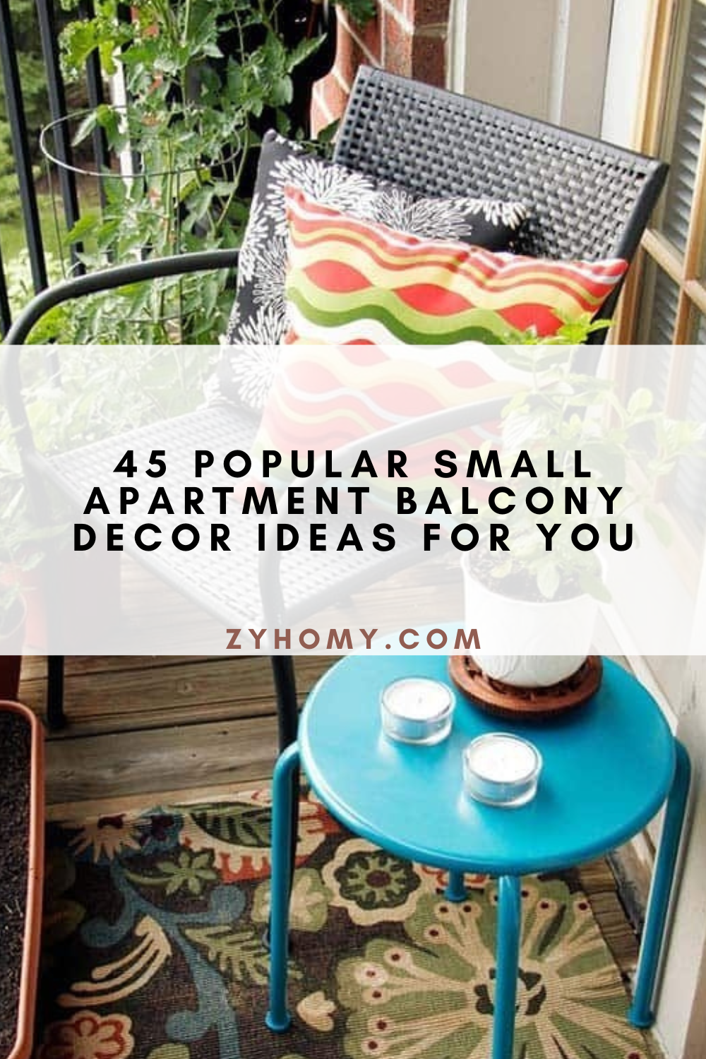 45 Popular Small Apartment Balcony Decor Ideas For You