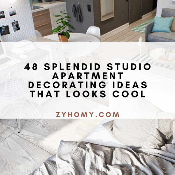 48 Splendid Studio Apartment Decorating Ideas That Looks Cool