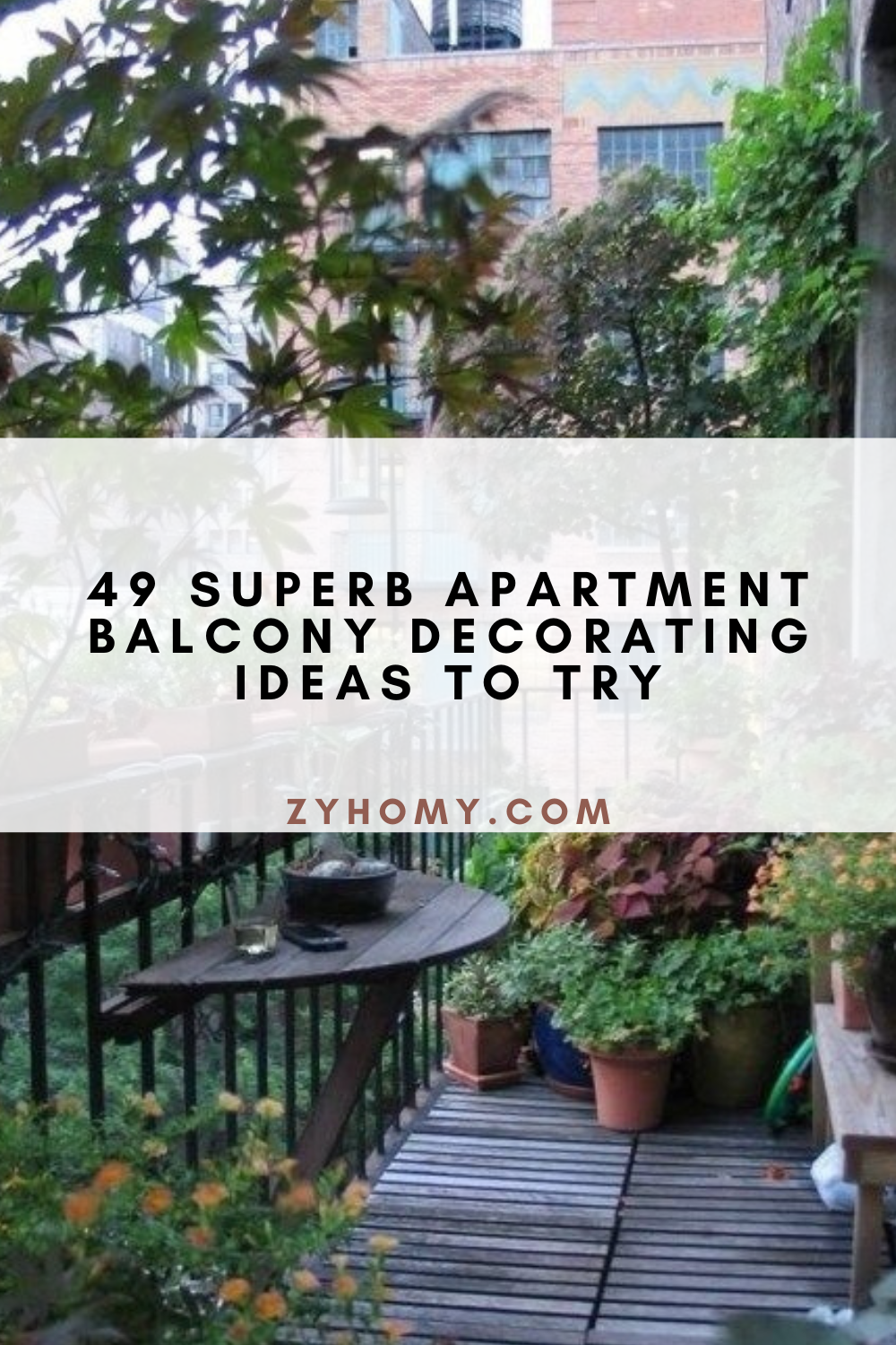 49 Superb Apartment Balcony Decorating Ideas To Try