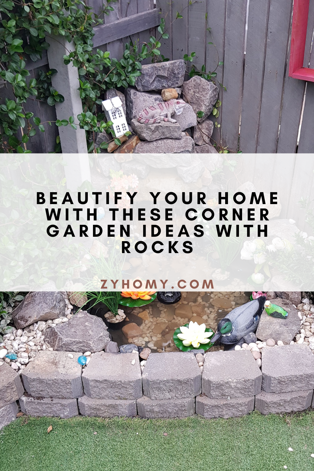 Beautify Your Home With These Corner Garden Ideas With Rocks