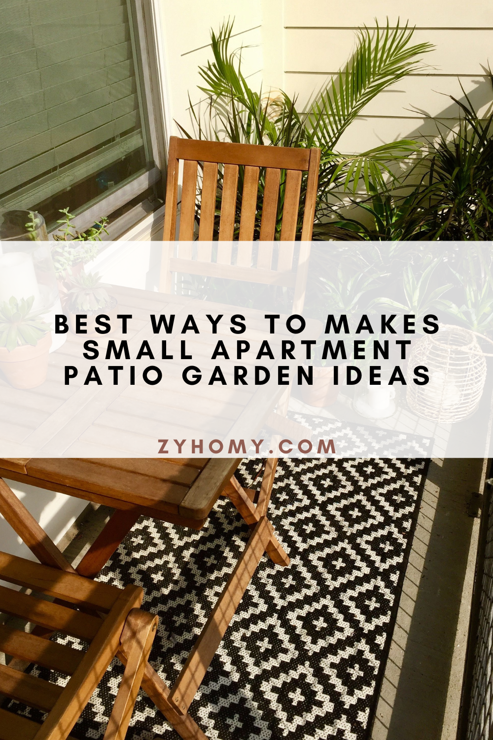 Best Ways To Makes Small Apartment Patio Garden Ideas