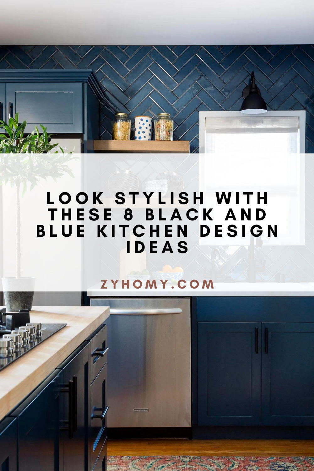 Look Stylish with These 8 Black And Blue Kitchen Design Ideas