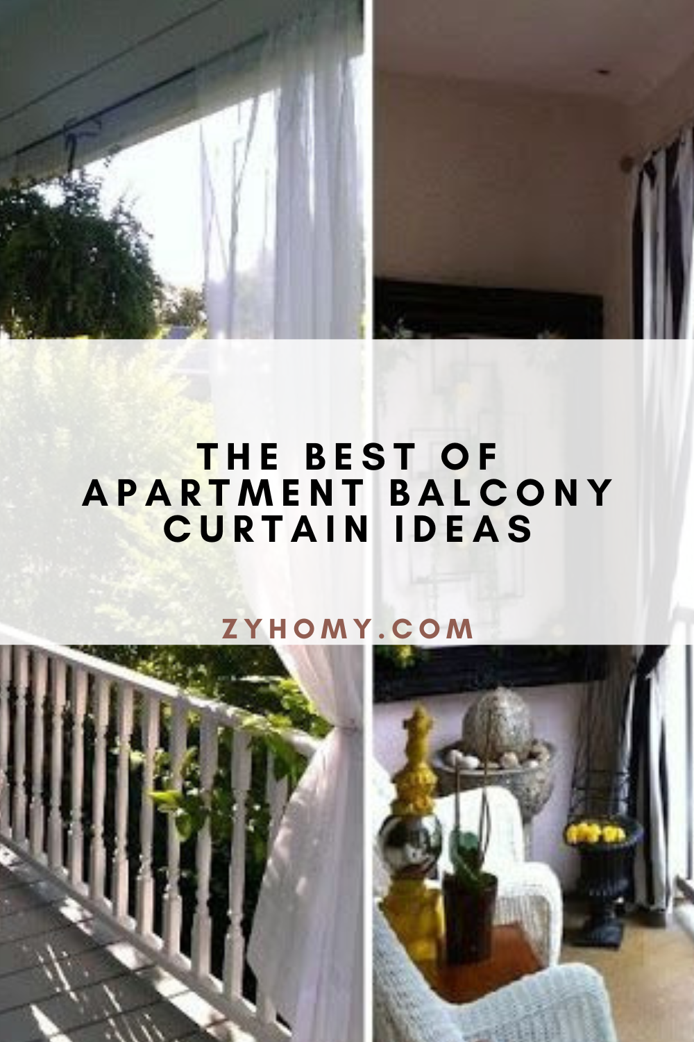 The Best Of Apartment Balcony Curtain Ideas