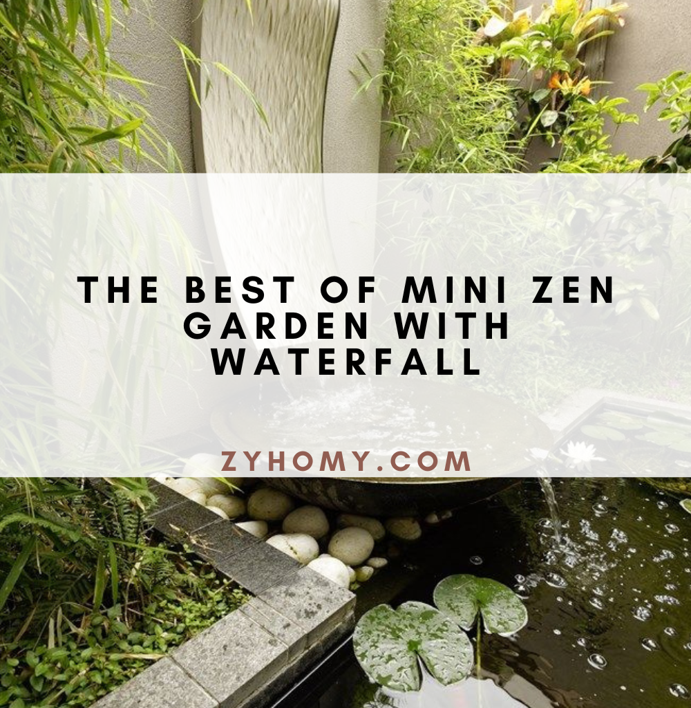 The best of mini zen garden with waterfall