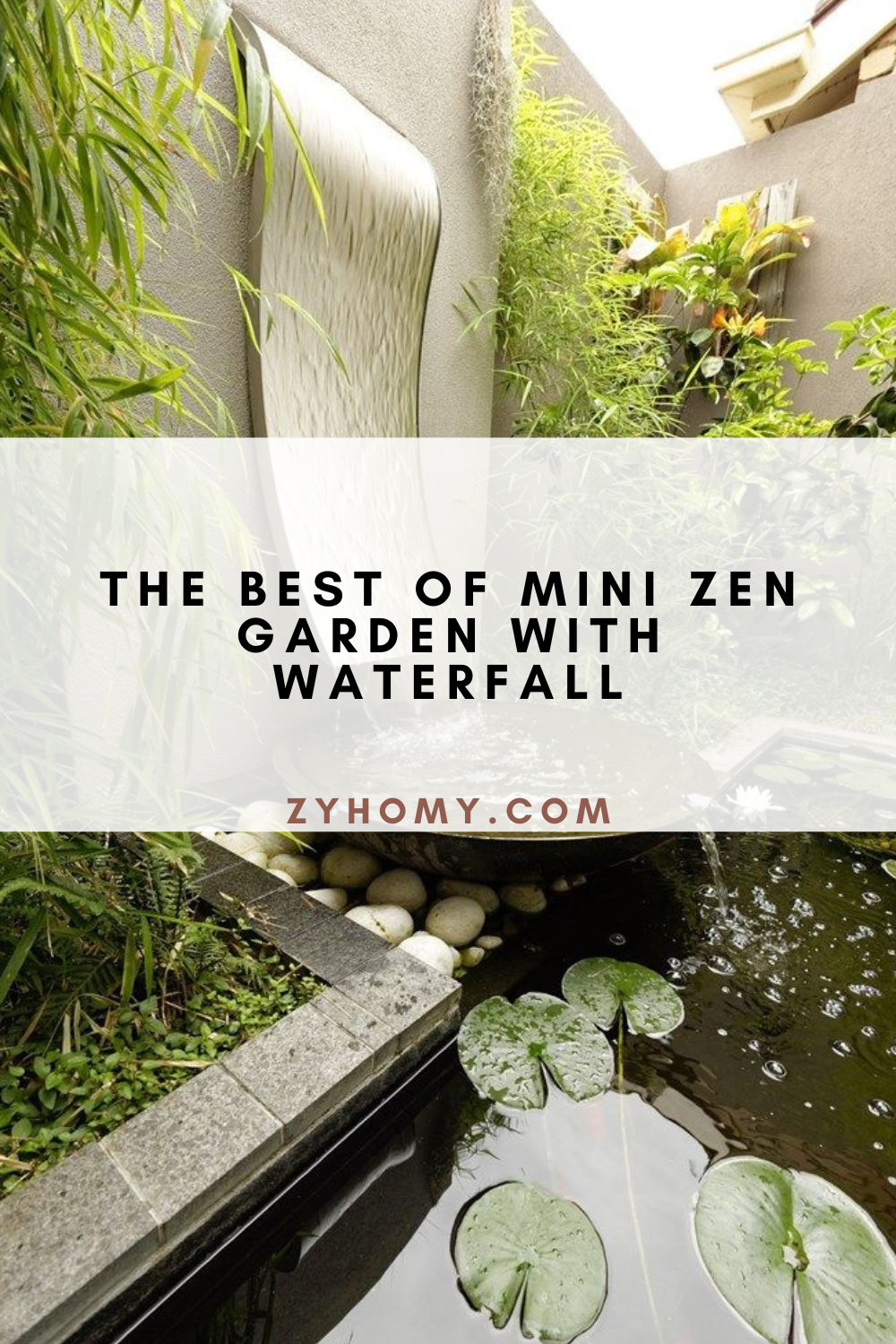 The Best Of Mini Zen Garden With Waterfall