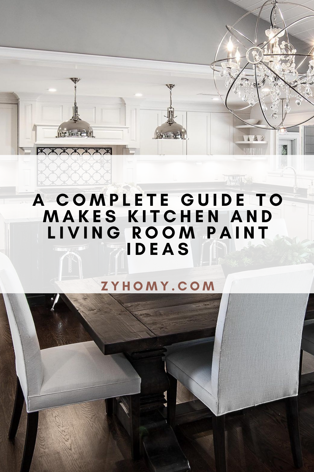 A Complete Guide To Makes Kitchen And Living Room Paint Ideas