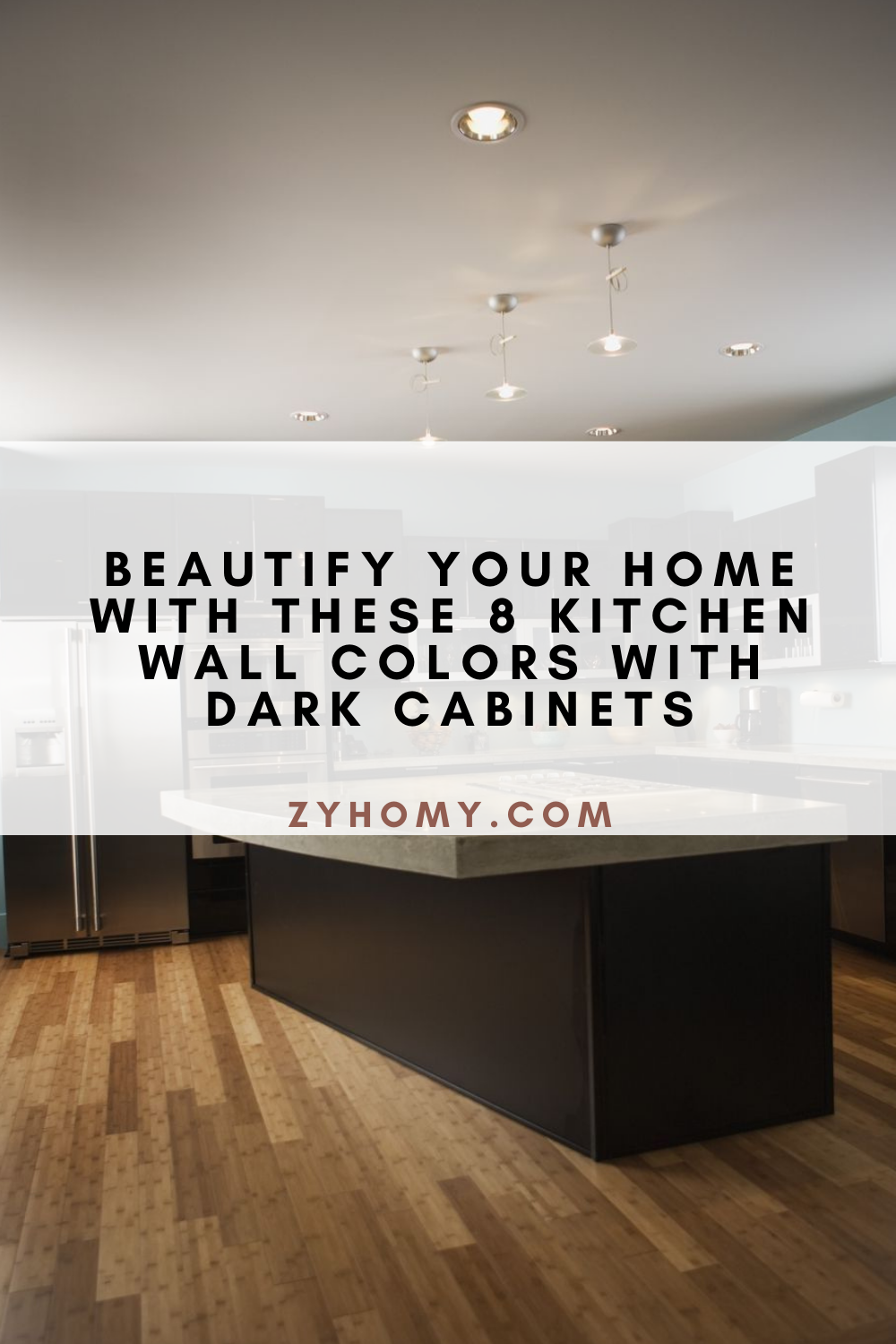 Beautify Your Home With These 8 Kitchen Wall Colors With Dark Cabinets