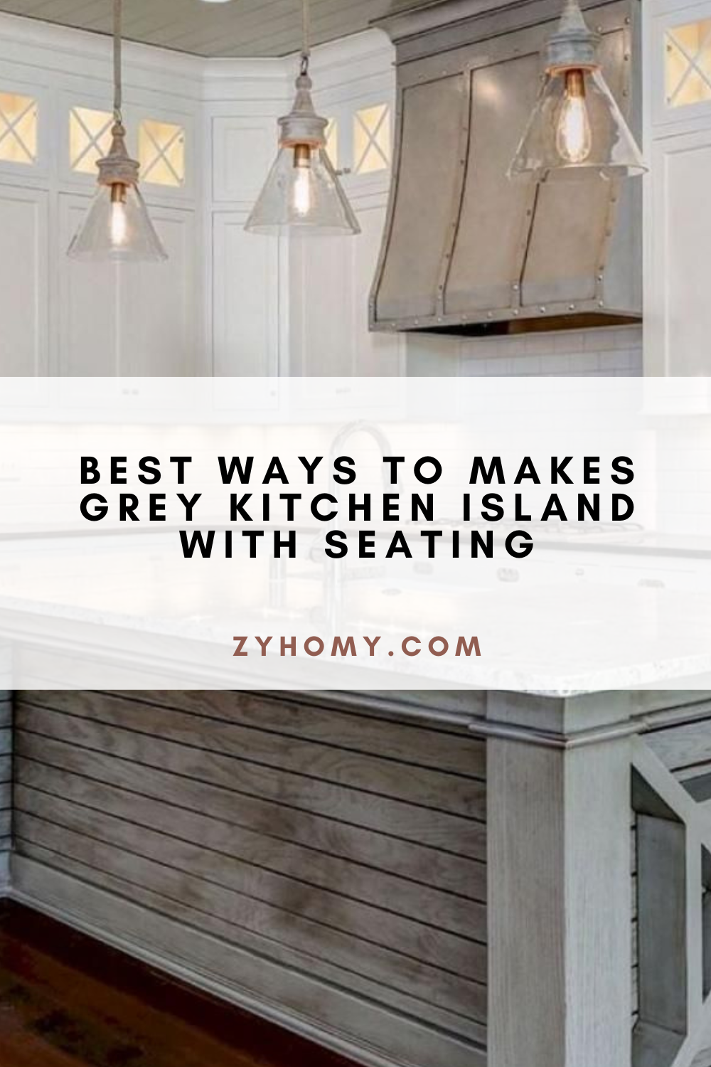 Best Ways To Makes Grey Kitchen Island With Seating