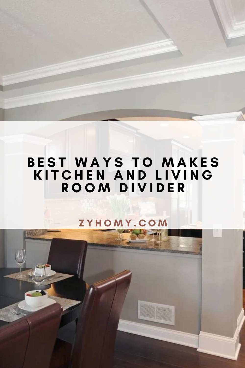 Best Ways To Makes Kitchen And Living Room Divider 