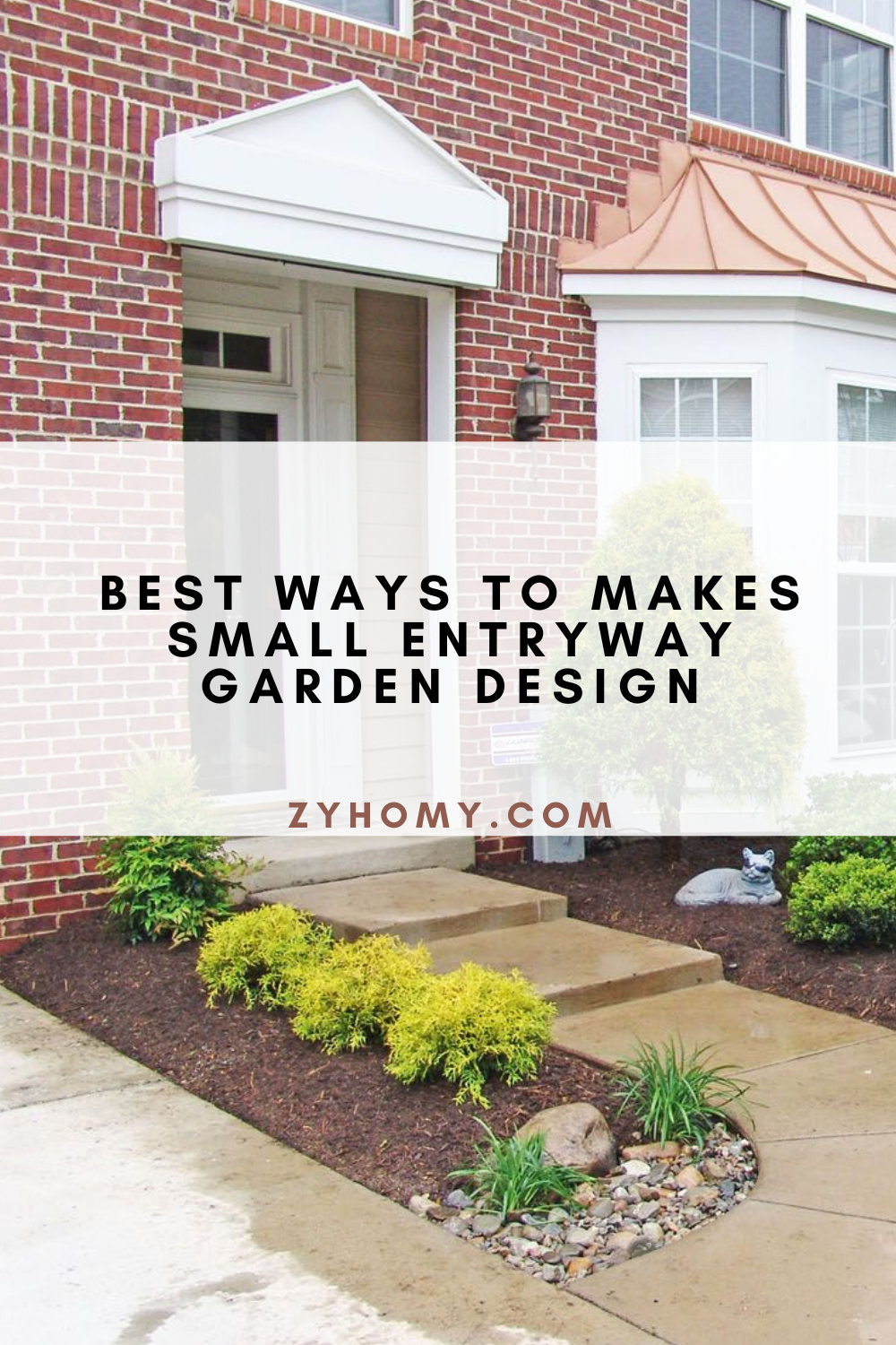 Best Ways To Makes Small Entryway Garden Design