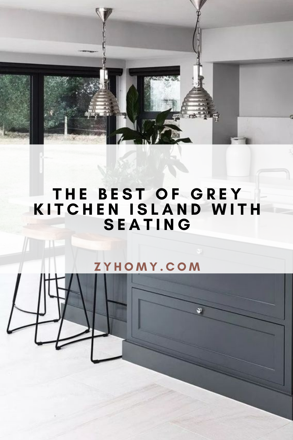 The Best Of Grey Kitchen Island With Seating 